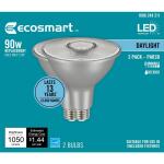 EcoSmart90-Watt Equivalent PAR38 Dimmable Flood LED Light Bulb Daylight (2-Pack) (A20PR3890WESD52)