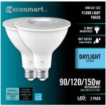 EcoSmart90/120/150-Watt Equivalent PAR38 3-Way Flood Energy Star Dimmable CEC LED Light Bulb 5000K Daylight 2-Pack (FG-04305)