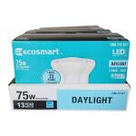 EcoSmart75-Watt Equivalent R20 Dimmable ENERGY STAR LED Light Bulb Daylight 3-Pack (R20-1D 11W E26 120V 5000K)