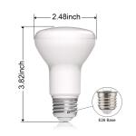 EcoSmart75-Watt Equivalent R20 Dimmable ENERGY STAR LED Light Bulb Daylight 3-Pack (R20-1D 11W E26 120V 5000K)