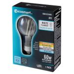 EcoSmart60-Watt Equivalent A19 Dimmable White Filament CEC Clear Glass E26 Medium Base LED Light Bulb Selectable White 1-Pack (A19605CCTCA/WFIL/ECP)