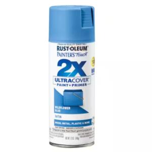 Rust-Oleum Painter's Touch 2X - 12 oz. Satin Wildflower Blue General Purpose Spray Paint