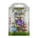 Champ Fly Tee 3.25" White 25CT Tees