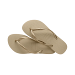 Havaianas Women's Slim Flip FLops Sand Grey/Light Golden Size 35/36