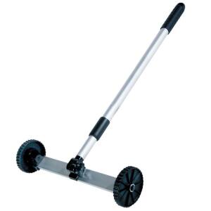 Empire 11.5 in. Black and Silver Adjustable Magnetic Clean Sweep (27059)