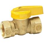 Everbilt1/2 in. FIP x 1/2 in. FIP Lever Handle Brass Gas Ball Valve (VGV1LHB3EB)