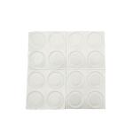 Everbilt3/4 in. Clear Self-Adhesive Round Vinyl Bumper (16-Pack) (41-H10250)