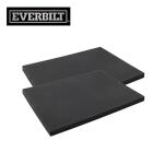 Everbilt 4-1/4 in. x 5 in. Black Self-Adhesive Rubber Bumper Pad Sheets (2-Pack) (461870)