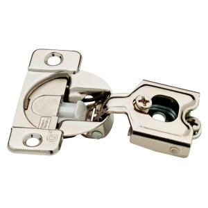 Everbilt5 Pair Face Frames 35 mm 105-Degree 1/2 in. Overlay Soft Close Nickel Cabinet Hinge (10 Pieces) (H1530SE-NP-U10)