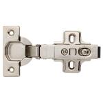 Everbilt5 Pair Framelesss 35 mm 110-Degree Full Overlay Soft Close Nickel Cabinet Hinge (10 Pieces) (H32636C-NP-U10)