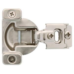 Everbilt 1 Pair Face Frame 35 mm 105-Degree 1/2 in. Overlay Nickel Cabinet Hinge (2 Pieces) (H70223E-NP-CP0)