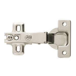 Everbilt1 Pair Frameless 35 mm 110-Degree Full Overlay Nickel Cabinet Hinge (2 Pieces) (HC11SFE-NP-CP0)