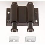 EverbiltDouble Magnetic Touch Catch, Brown (1-Pack) (92360380)