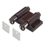 Everbilt Double Magnetic Touch Catch, Brown (1-Pack) (92360380)