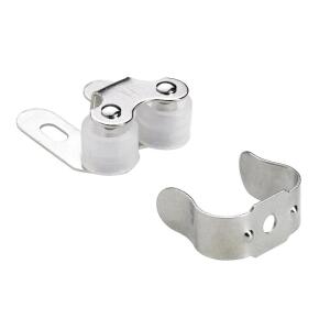 Everbilt Double Roller Catch, Nickel Plated (1-Pack) (92360390)