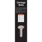 Everbilt1/2 in.-13 tpi x 8 in. Galvanized Carriage Bolt (1-Pack) (803636)