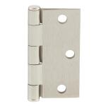 Everbilt3 in. Square Radius Satin Nickel Squeak-Free Door Hinge (28616)