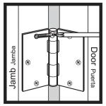 Everbilt3 in. Square Radius Satin Nickel Squeak-Free Door Hinge (28616)