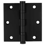 Everbilt3-1/2 in. Square Radius Matte Black Commercial Grade with Ball Bearing Hinge (28846)