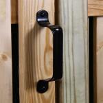 Everbilt 6-1/2 in. Black Heavy-Duty Door Pull (15457)