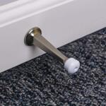 Everbilt Satin Nickel Solid Door Stop (5-Pack) (28517)