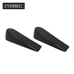 Everbilt Heavy-Duty Brown Rubber Door Stop (2-Pack) (4217644EB)