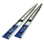 Everbilt22 in. Soft-Close Full Extension Side Mount Ball Bearing Drawer Slide Set 1-Pair (2 Pieces) (D94222E-ZP-W0)