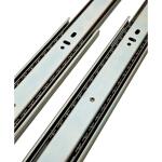 Everbilt22 in. Soft-Close Full Extension Side Mount Ball Bearing Drawer Slide Set 1-Pair (2 Pieces) (D94222E-ZP-W0)