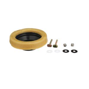 EverbiltReinforced Toilet Wax Ring with Plastic Horn and Zinc-Plated Toilet Bolts (4301-SP)