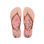 Havaianas Women's Slim Organic Flip Flop Sandals Ballet Rose/Golden Size 36