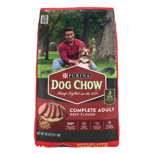 Purina Dog Chow Complete Adult Dry Dog Food - Beef 40lb