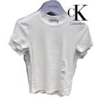 Calvin Klein Women Crop Top Shirt White Size XS