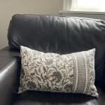 Allen and Roth 20-in x 12-in Oblong Indoor Decorative Pillow in Gray