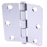 Everbilt Door Hinge 3 in. x 1/4 in. Radius Chrome Squeak-Free