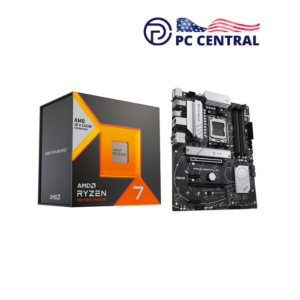 AMD Ryzen 7 7800X3D 4.2 GHz Eight-Core AM5 Processor & ASUS PRIME B650-PLUS ATX Motherboard Kit