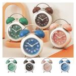 F18 Mini Stylish Double Bell Alarm Clock, Silent Motion