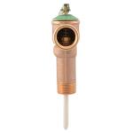 Cash Acme 3/4 in. Bronze NCLX-A Temperature and Pressure Relief Valve with 3-1/2 in. Shank MNPT Inlet x FNPT Outlet