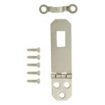 Everbilt 3/4 in. x 2-7/64 in. Decorative Hasp Satin Nickel