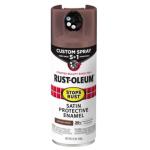 Rust-Oleum Stops Rust - 12 oz. Custom Spray 5-in-1 Satin Chestnut Brown Spray Paint