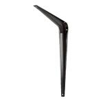 Everbilt 8 in. x 10 in. Shelf Bracket Black