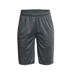 Under Armour Boys’ Big Kid Prototype 2.0 Wordmark Shorts , Pitch Gray (012)/Black , Youth Small