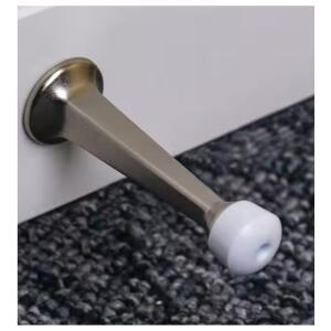 Everbilt Satin Nickel Solid Door Stop