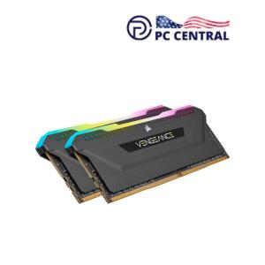 Corsair 16GB VENGEANCE RGB PRO SL DDR4 Memory Kit (2 x 8GB, Black)