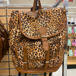 Women's Travel Backpack Bag Tropical Print Leopard