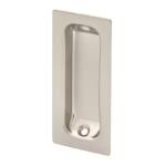 Prime-Line (2-pack) 3-1/4 in., Solid Brass with Satin Nickel Finish, Rectangular Finger Pull