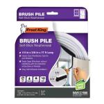 Frost King 1/4 in. x 3/8 in. x 17 ft. Black Brush Pile Window/Door Weatherstrip/Weatherseaal Replacement