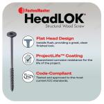 FastenMasterHeadLOK 3/8 in. x 4-1/2 in. Flat Head Structural Wood Screws for 3/8 in. Lag Bolt Replacement 50-Pack (FMHLGM412-50)