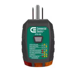 Commercial Electric Outlet Tester with GFCI