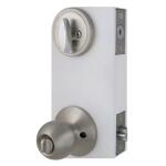 Saturn Stainless Steel Combo Pack with Single Cylinder Deadbolt