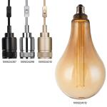 Feit Electric25W Equivalent PS50 Dimmable Oversized Amber Glass E26 Vintage Edison LED Light Bulb Acrylic Filament Warm White 2100K (PS50/AYC/820/HDRP)